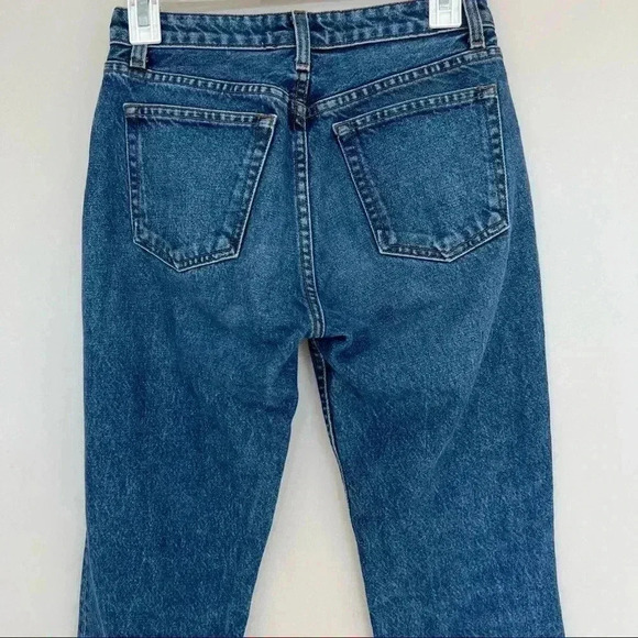 Reformation Mid Rise Button Fly Denim Jeans 24 - Picture 5 of 16